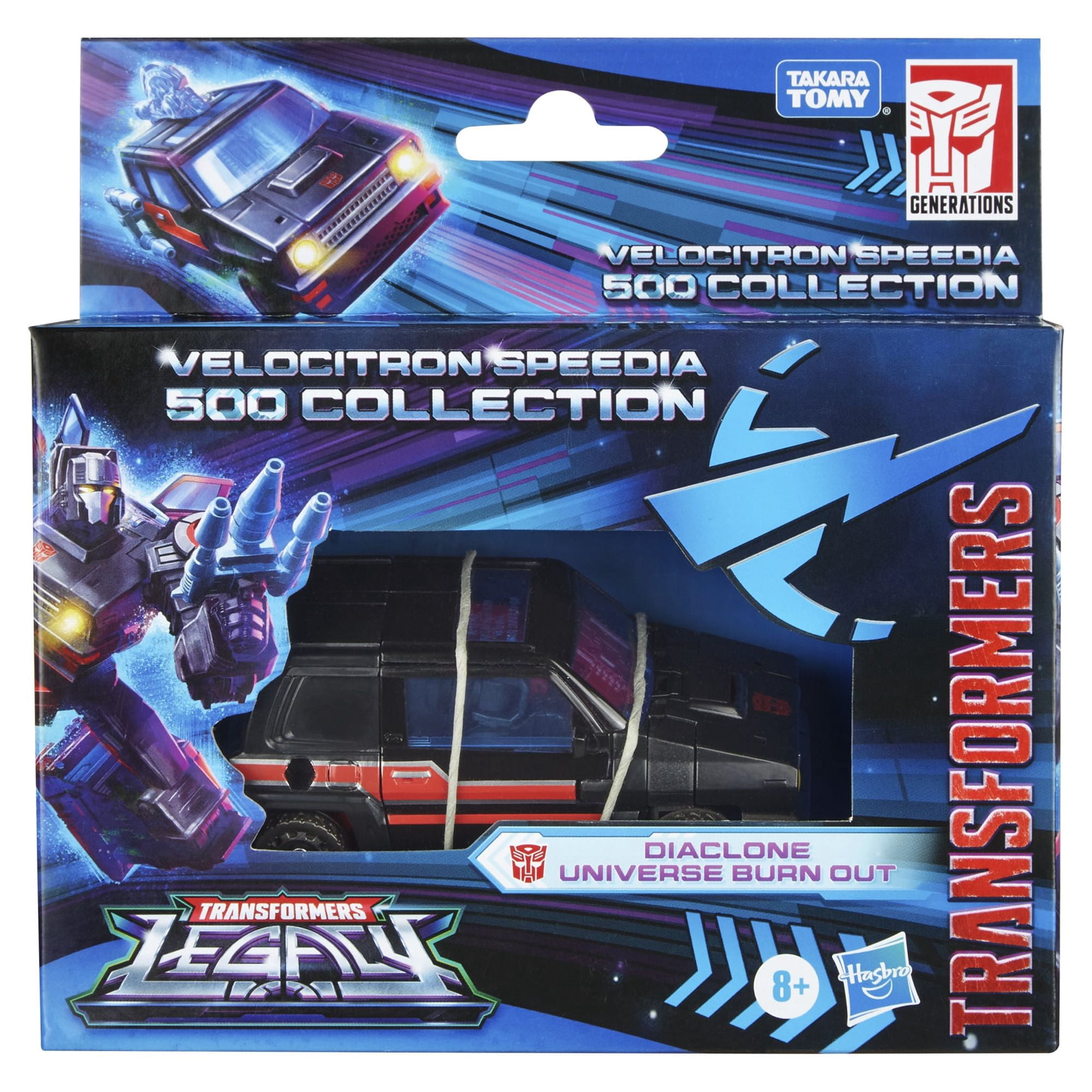 Transformers: Legacy Diaclone Universe Burnout Kids Toy Action Figure for Boys and Girls Ages 8 9 10 11 12 and Up (5.5”)
