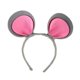 thumbnail image 4 of Diadema con orejas de ratón, accesorio para disfraz de animal, ideal para fiestas temáticas y juegos de rol. Gris, 4 of 9