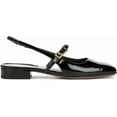 thumbnail image 2 of Franco Sarto Women's Destin Slingback Flat Black Patent 10M, 2 of 5