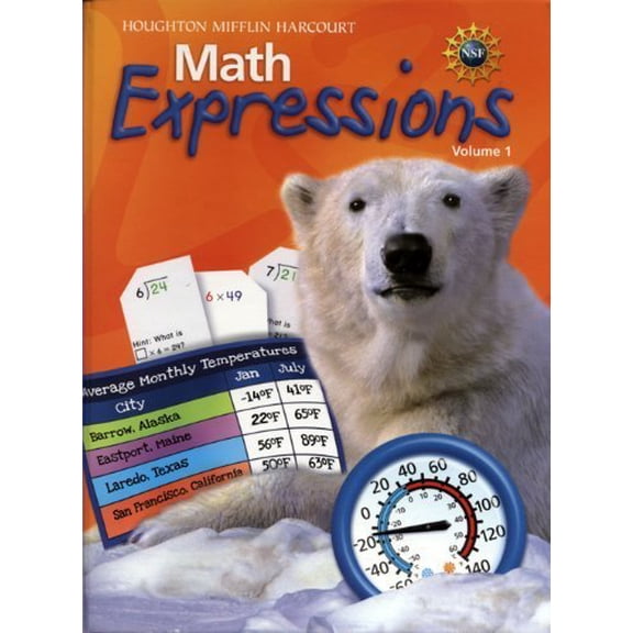 Pre-Owned Harcourt Math Expressions: Student Activity Book Hard Cover Grade 4 2011 (1) Hardcover