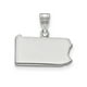 925 Sterling Silver PA State Shaped pendant Bail Seulement – image 1 sur 2