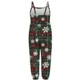 thumbnail image 6 of Ltctricy Christmas Overalls for Baby Girls Cute Loose Sleeveless Jumpsuit Comfy Trendy Children Rompers with Pockets, 6 of 6