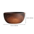 thumbnail image 2 of 2pcs Wooden Salad Bowl Rice Bowl Wooden Spoon for Home and Restaurant Use, 2 of 8