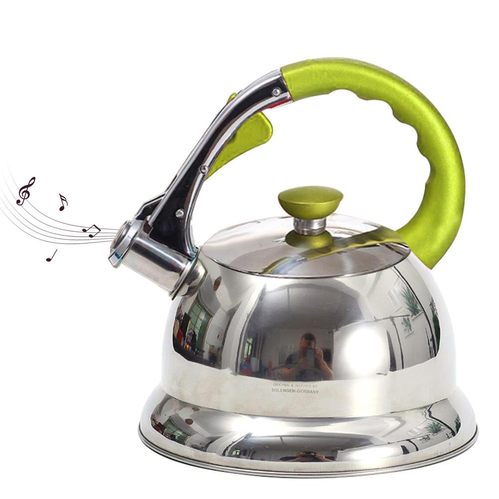 Whistling Tea kettle Stainless Steel Teapot with Grip 3.5L Walmart Canada