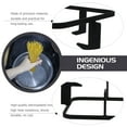 thumbnail image 3 of HEALEEP 1Pack Black Gas Stove Rack for Stable Wok Support 19.8x19.8x2.5in, 3 of 8