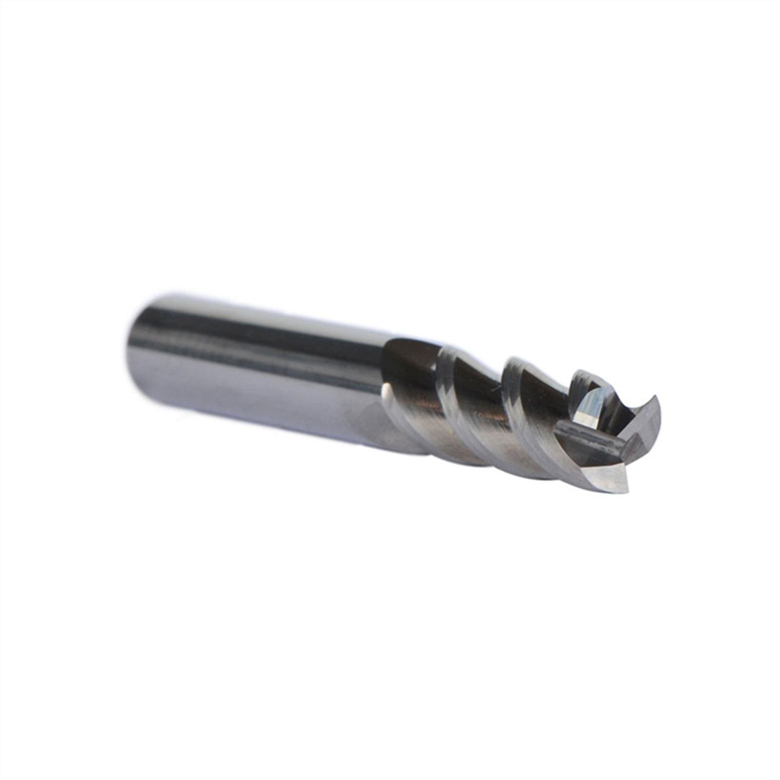 5pcs D8-8-60 Tungsten Steel End Mills 3 Flute Flattened Head Milling Cutters Carbide End Mills HRC45 Suitable for Aluminum