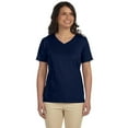 thumbnail image 1 of Camiseta premium de mujer con cuello de pico NAVY L LAT L-3587, 1 of 1