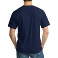 thumbnail image 4 of Graphic Novelty Funny Holiday or Gift Best Dad Ever T-Shirt Navy M, 4 of 5