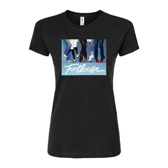 Footloose - Shoes Don't Matter - Anyone Can Dance - Juniors Fitted Graphic T-Shirt