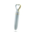 thumbnail image 5 of Delice™ By Blush® | Heartthrob Silicone Bullet Vibrator With Heart-Shaped Handle – Something Blue, 5 of 11