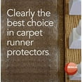 thumbnail image 5 of Resilia - Clear Vinyl Plastic Floor Runner/Protector for Low Pile Carpet - Skid-Resistant Decorative Pattern, (27 Inches Wide x 12 Feet Long), 5 of 5