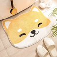 thumbnail image 4 of Hearth & Gear Whimsical Shiba Inu & Cat Wool Rug Entryway/Bath Mat ( & Thick)" Rugs for Living Room 8x10 Fall through Blanket Microfiber Blanket Oversized Throw Blankets for Couch Fuzzy Blanker of, 4 of 5