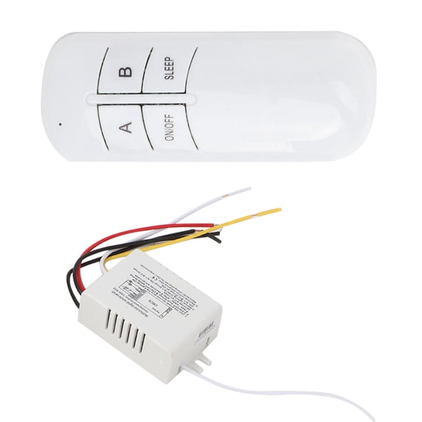 Receptor de luz de pared inalámbrico digital de 2 vías, 220 V, interruptor de control remoto con transmisor