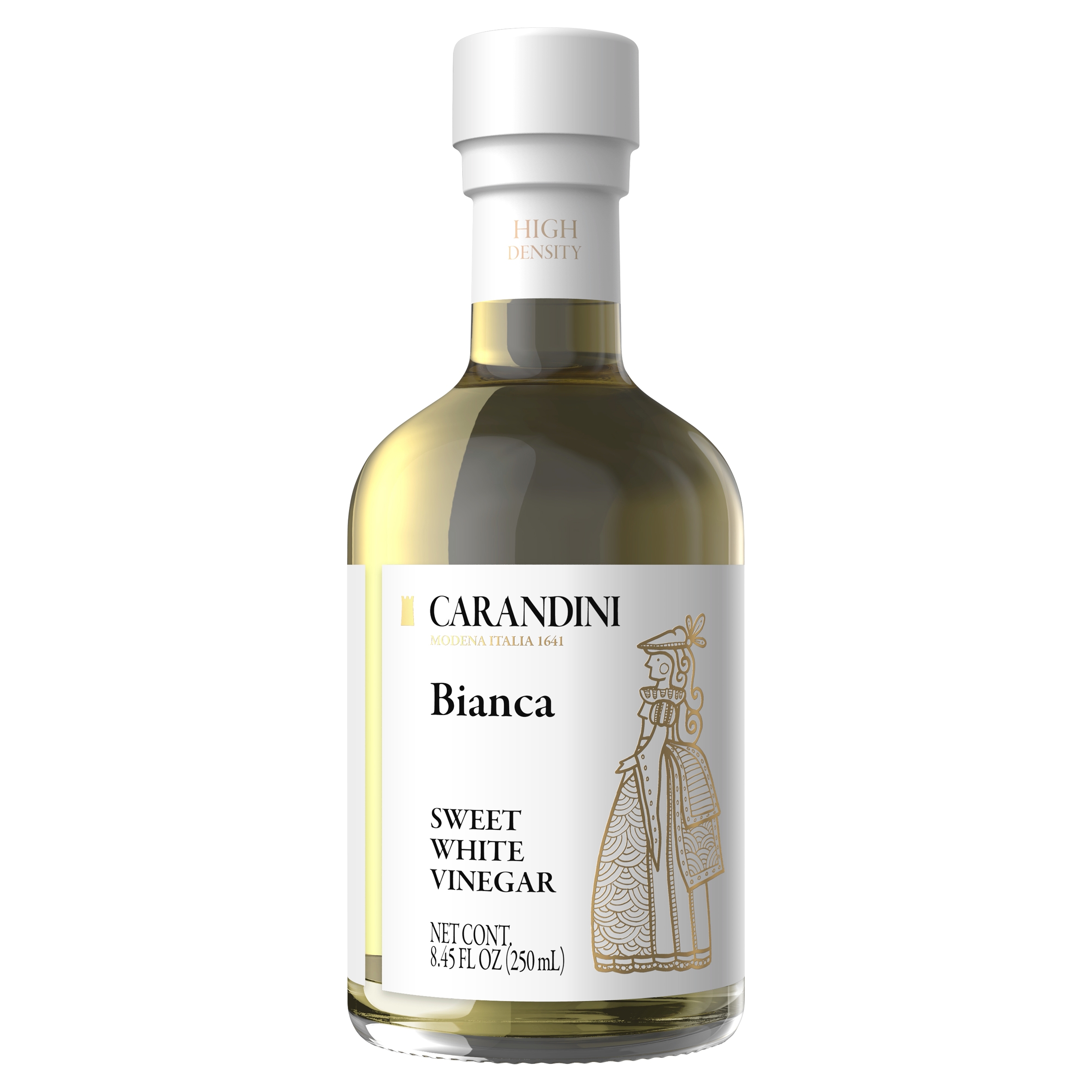 Carandini Bianca Sweet White Vinegar, 8.45 fl oz