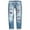 BU2, variant on Women's Casual Loose Jeans Independence Day Print Ripped 250Th High Waisted 4th Of July Patriotic Denim Pants BU1 L