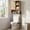 1 Door/Natural Oak, variant on Jableast 24" Over the Toilet Storage Cabinet, Bathroom Organizer with Adjustable Shelf, Space-Saving Bathroom Storage with Fluted door,, Freestanding Over Toilet Cabinet, Natural Oak