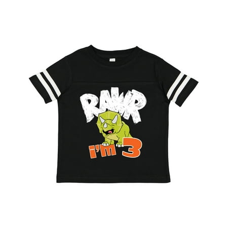 

Inktastic RAWR I m 3! Baby Triceratops Gift Toddler Boy or Toddler Girl T-Shirt