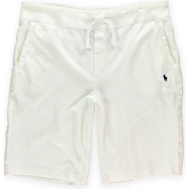 Ralph Lauren - Pantalones cortos deportivos tejidos para hombre, color blanco, XX-Large