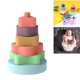 thumbnail image 3 of Juguete de apilamiento Zulema Juguetes Montessori Bloques de construcción apilables Estilo 3, 3 of 8