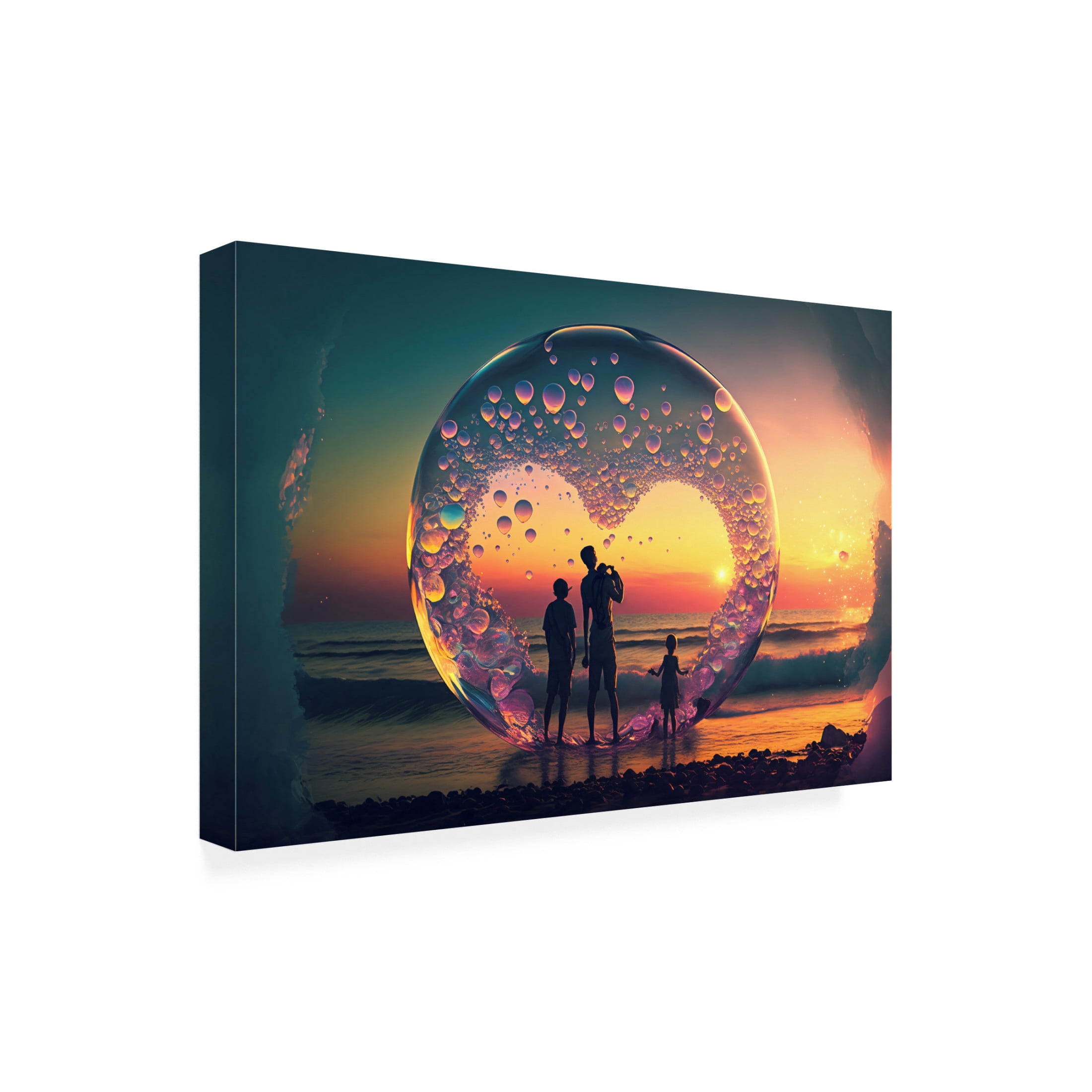 Canvas Wall Art - Ray Heere 'Love Is In The Air 11' Wall Art for Living Room, Bedroom, or Office Décor by Trademark Fine Art - 19 x 12 Inches