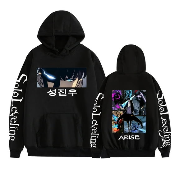TPUABR Solo Leveling Anime Casual Sports Hoodie, Unisex XS-3XL