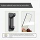 thumbnail image 4 of Adhesive Wall Hook, Bathroom Towel Holder, Kitchen Tea Towel Hanger,wall Attachment Without Drilling, Waterproof, Anti-rust, Black, 4 Pieces, 4 of 5