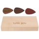 thumbnail image 5 of Estuche para Púas de Guitarra Sincero Caja de Madera con 3 Púas Color de Madera, 5 of 10