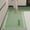 Green, variant on L-Shaped Kitchen Rug, Absorbent Non-Slip Corner Floor Mat for Kitchen and Living Room, Machine Washable Carpet Mat with Durable Design for Cooking and Home Comfort