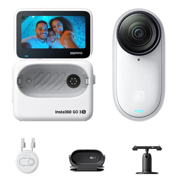 Cámara 4k Insta360 Go 3s Standard 128 Gb Blanco Manos Libres Estabilización