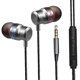 thumbnail image 2 of Auriculares intrauditivos deportivos con aislamiento de ruido de graves y control de y micrófono integra - Plata, 2 of 10