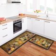 thumbnail image 2 of Wine Kitchen Mat Set 2 Pieces,Cushioned and Rugs,Kitchen Standing Retro Rug Waterproof Non Slip Runner for Laundry,Wine Decorations 17x30+17x48inch,, 2 of 6
