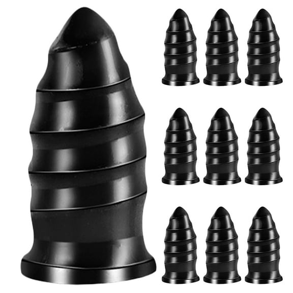 KAJNBN 10Pcs Black Rubber Vacuum Tire Repair Nail Plugs Kit for Quick Sealing Small Holes in Car Tires