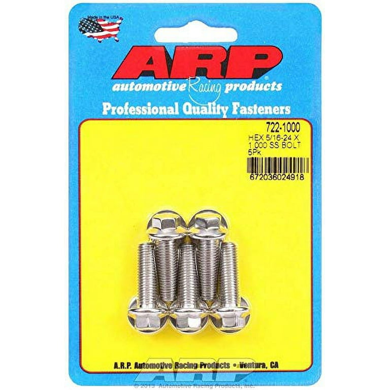 ARP Bolt Kit - 6pt (5) 5/16-24 x 1.000 ARP Bolt Kit - 6pt (5) 5/16-24 x 1.000