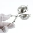 thumbnail image 3 of 1 Pcs Teapot Snap Tea Ball Infuser, Tea Strainer, Silver, 3 of 7