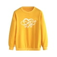 thumbnail image 3 of Awdenio Womens Spring Plus Size Tops Ladies Casual Footprints Printing Raglan Long Sleeve Shirts Blouse Tops, 3 of 4