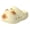 Yellow, variant on Cat Paw Slippers, 3D Ears & Tail, Thick EVA Cloud Cushion Sole, Breathable Closed-Toe Clogs with Arch Support, Adjustable Strap 2-in-1 Sandals for Indoor & Outdoor