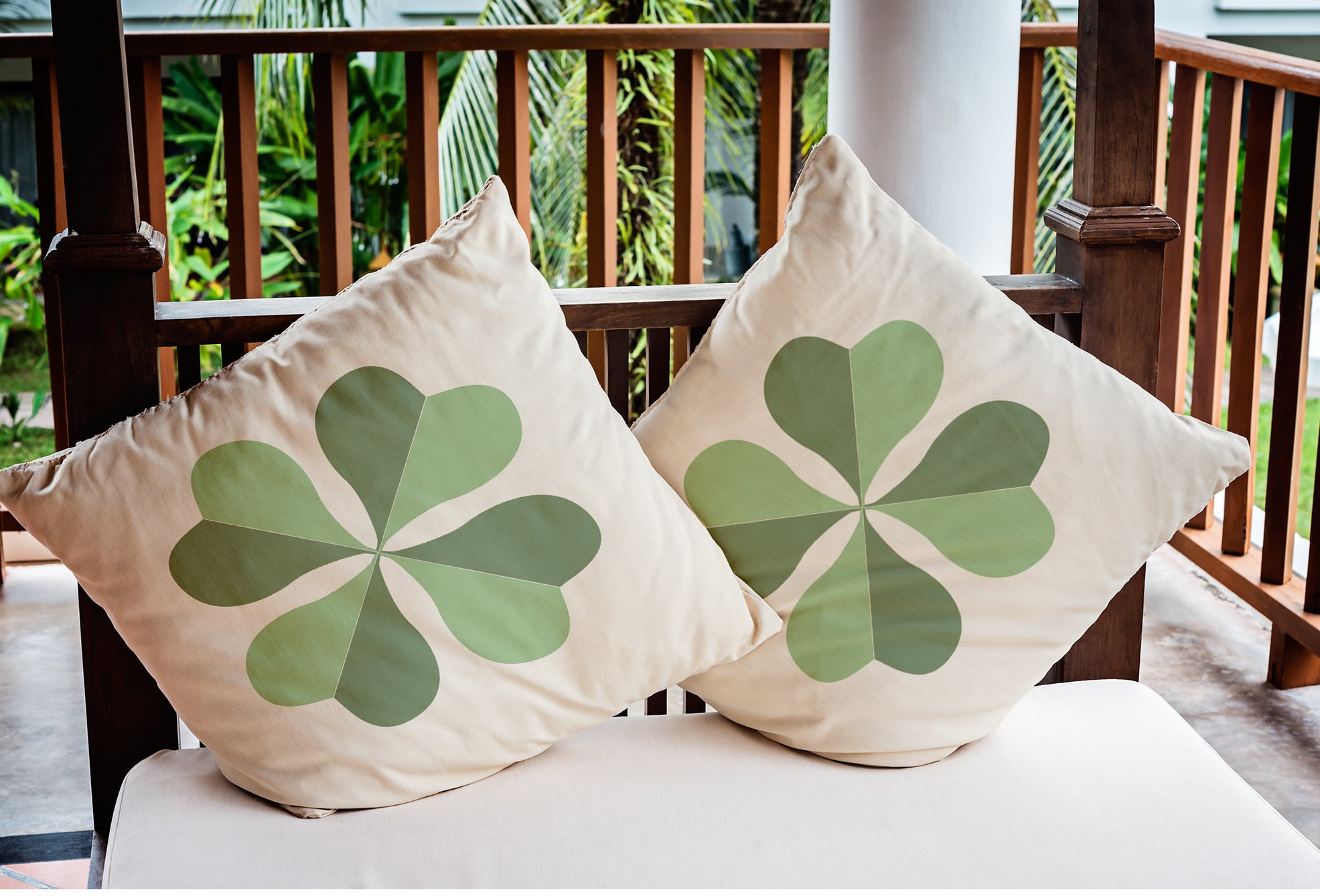 Simply Daisy 20" x 20" Modern, Contemporary St. Patrick's Day Polyester Throw Pillow