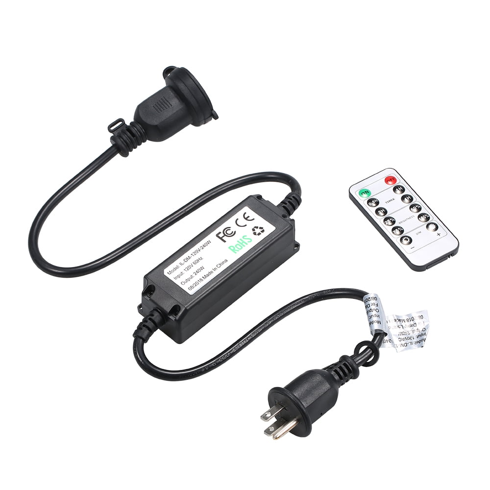 Tomshine Outdoor String Lights Dimmer With Wirelss Remote