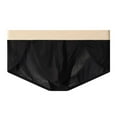 thumbnail image 5 of Men Summer Outfits Lace Thong Jock Underwear Large Pouch Thong Easter Man Bikini Pant Leather Trouser Men Jockstrap Skeleton Hands Bra Men's Ice Silk Breathable Thin Semi Black 2XL, 5 of 5