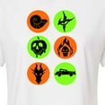 thumbnail image 3 of Disney Villains - Villian Symbols - Juniors Cropped Cotton Blend T-Shirt, 3 of 5
