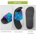 thumbnail image 7 of GZHJMY Stylish Slides for Women Men, Blue Starry Sky Soft Flexible Slip-on Sandals Slippers, 7 of 7