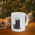 thumbnail image 3 of Funny Cat Holiday Mug - No Regret Black Cat Ceramic 11oz Christmas Cup, 3 of 12