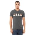 thumbnail image 2 of Hiding Ghost Dogs Halloween Outfit Pet Lovers Unisex Men's T-shirt, XL, Charcoal, 2 of 6