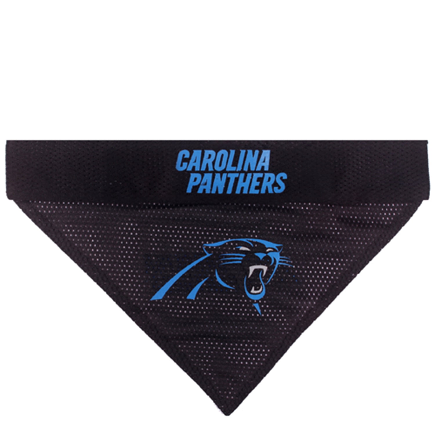 Pets First NFL Carolina Panthers Dog Bandana - Licensed, Reversible Pet Bandana - 2 sided Bandana