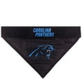 thumbnail image 3 of Pets First NFL Carolina Panthers Dog Bandana - Licensed, Reversible Pet Bandana - 2 sided Bandana, 3 of 5