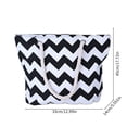 thumbnail image 3 of Xfvqtps Beach Bags for Women Hemp Rope Wavy Stripes Large Capacity Waterproof Sandproof Beach Tote Bag for Women Swim Pool Bag for Travel Vacation Nylon Tote Bag Black, 3 of 5