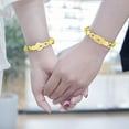 thumbnail image 2 of Fiudx Juego de Pulseras para Pareja, Diseño Magnético En Forma de Corazón, Cierre de Acero Inoxidable, Pulseras Personalizadas a Juego, Regalo Romántico para Él y para Ella, Longitud Ajustable de 7,8, 2 of 4