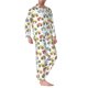 thumbnail image 2 of Balery Cartoon Monster Trucks Pijama para Hombre de Dos Piezas con Manga Larga, Conjunto de Dormir y Descanso Suave con Bolsillos-XX-Large, 2 of 7
