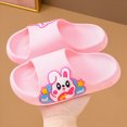 thumbnail image 2 of KPOPLK Kids Cloud Slides Boys Flip Flops Slip On Beach Sandals Youth Pool Shower Shoes EVA Summer Slippers Size 1,Red, 2 of 5