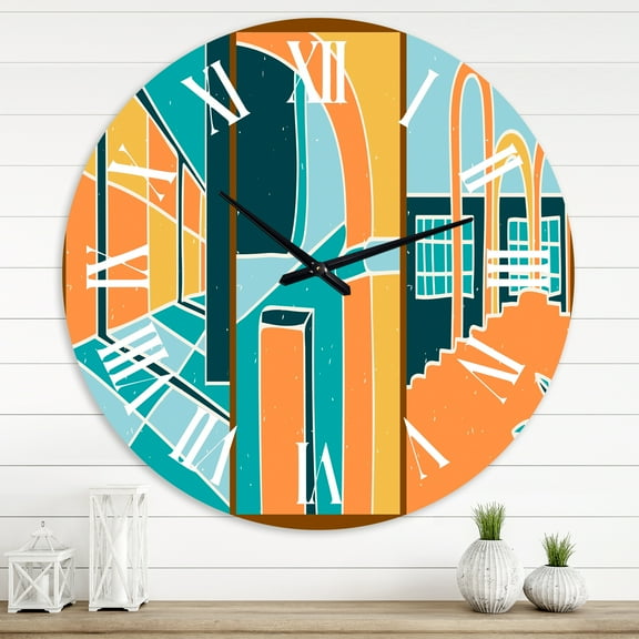 Designart 1 in Quartz Modern/Contemporary Wall Clock